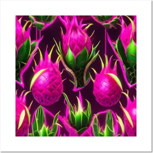 Dragon Fruit Design Posters and Art